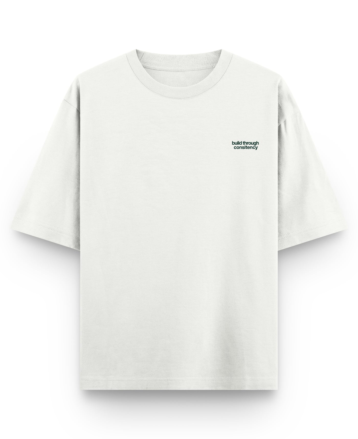 Off White Oversized T-shirt Front Design