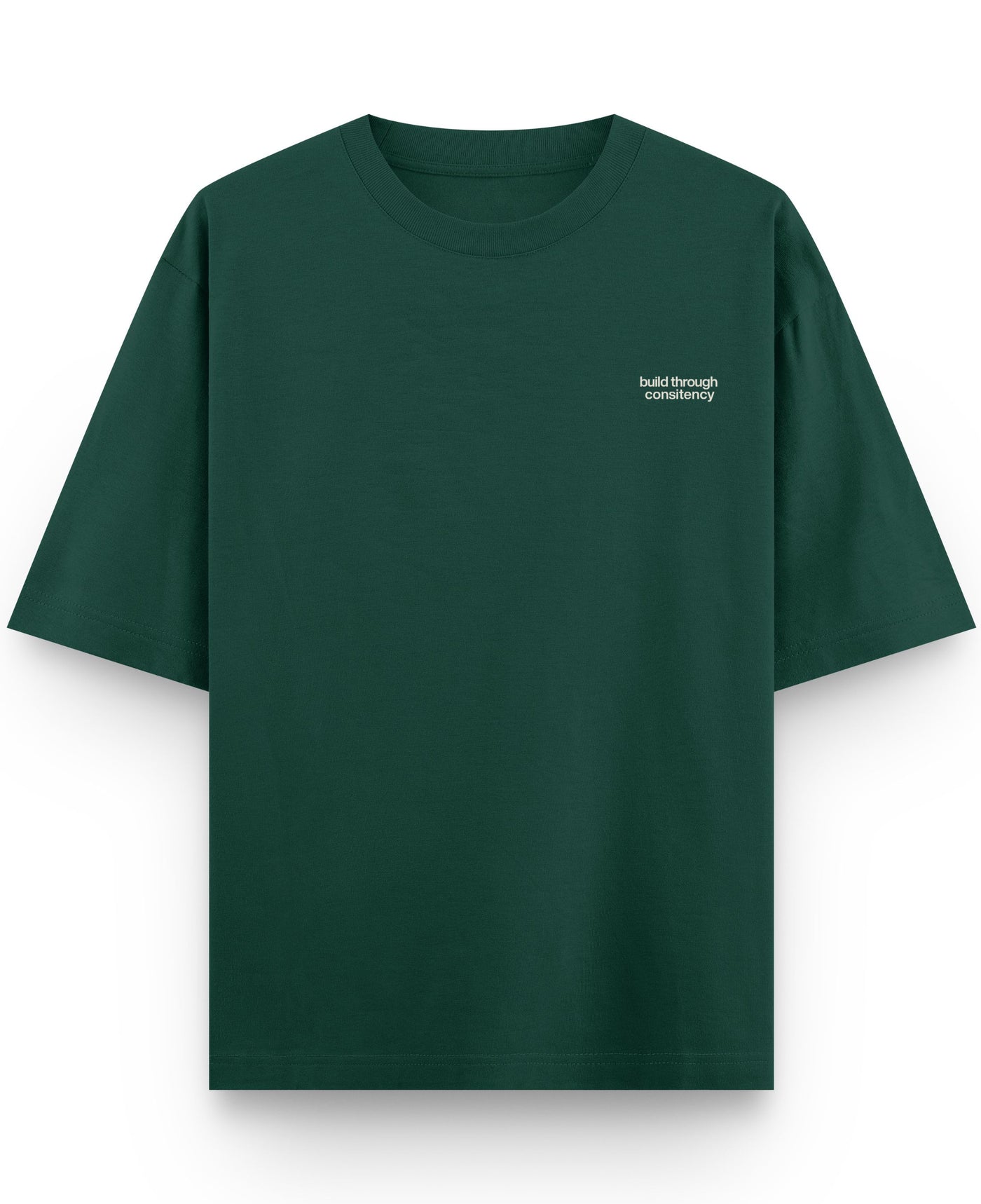 Bottle Green Oversized T-Shirt Front Design