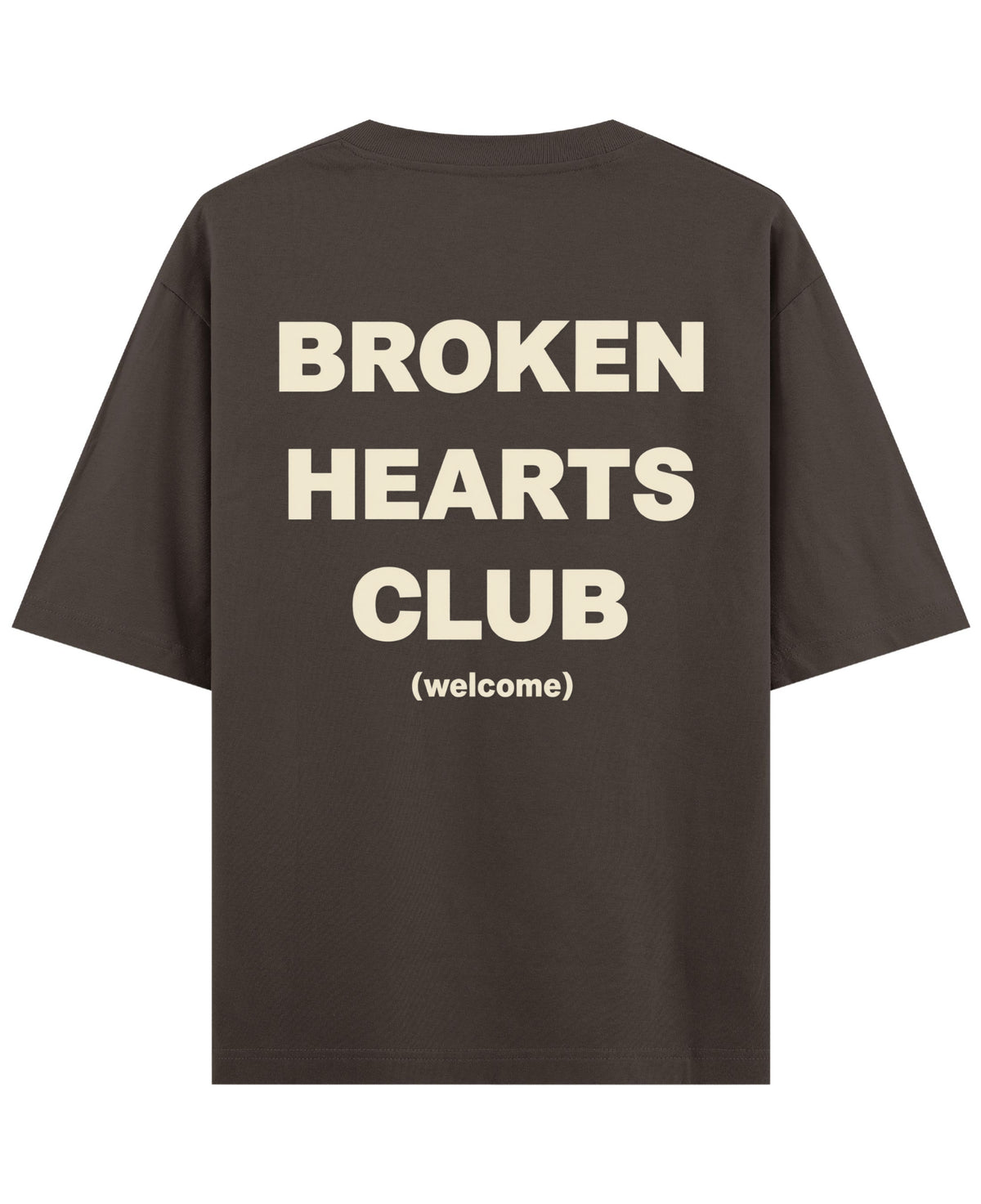 Coffee Oversized T-Shirt Back Design