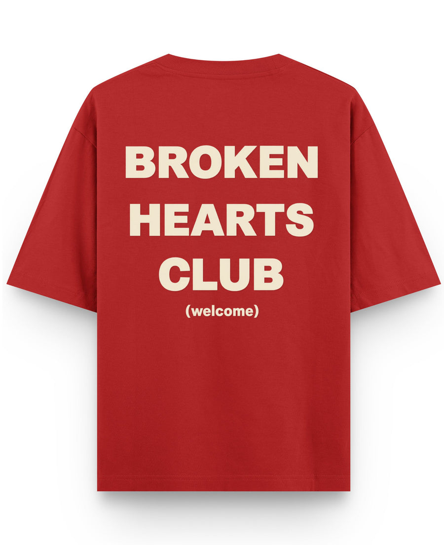 Red Oversized T-shirt Back Design