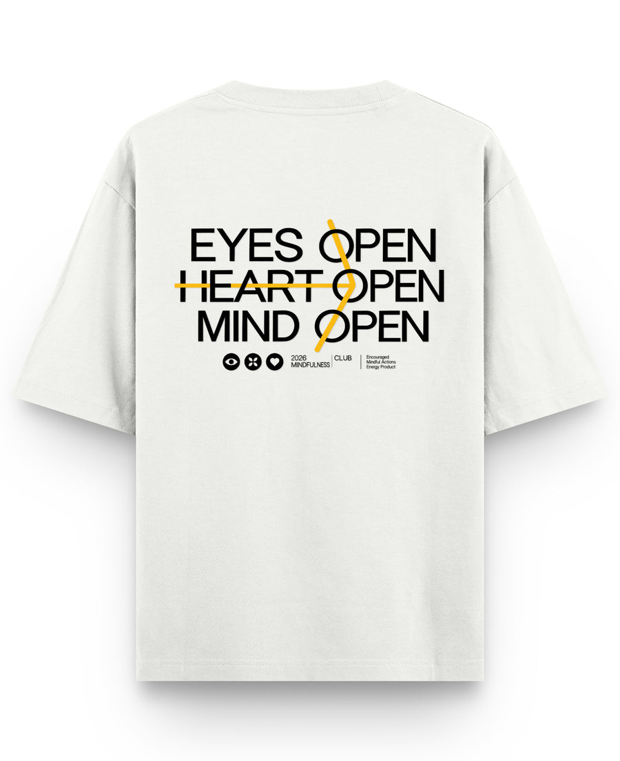 Off White Oversized T-shirt Back Design