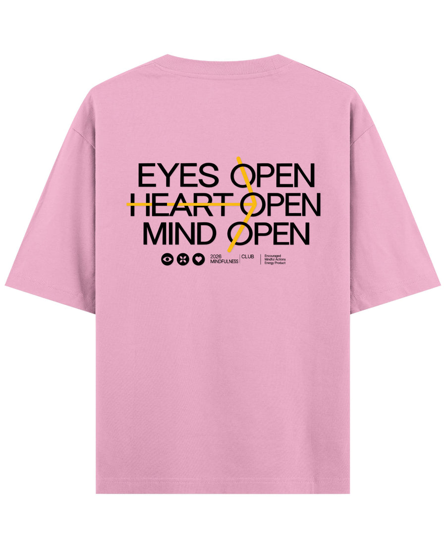 Baby Pink Oversized T-Shirt Back Design