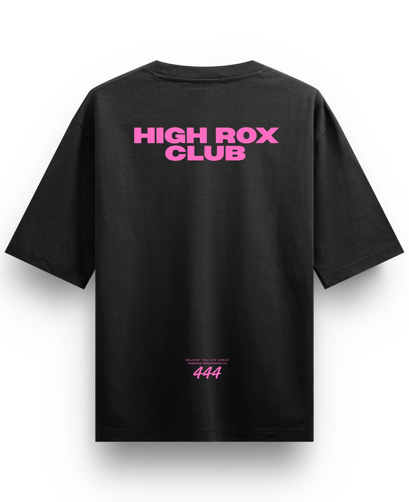 Black Oversized T-shirt Back Design
