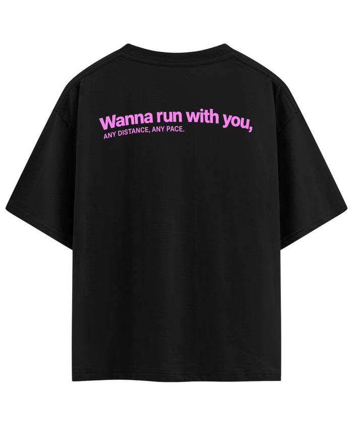 Black Oversized T-shirt Back Design